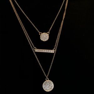 A Multi Designed Gold Necklace
